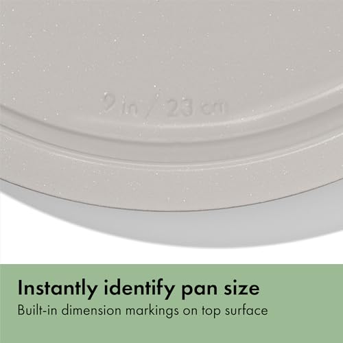 OXO Good Grips Non-Stick Pro Ceramic Coated Metal Bakeware Cake Pan — 9 in Round — Basil, Round Baking Pan for Layered Cakes - color: Basil, size: 9" Round Cake Pan