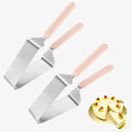 Stainless Steel Cake Cutter for Wedding, Party, Baking (2pcs)