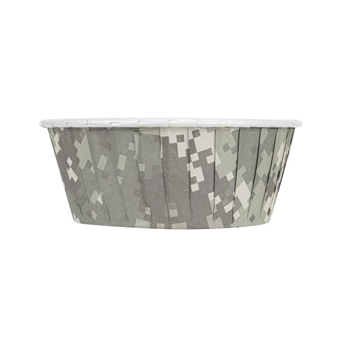 Restaurantware 5 oz Round Camouflage Paper Large Baking Cup, 200 Pack - color: Camouflage, size: Large