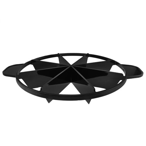 1 Pcs Black 8-Slice Pie Cutter with Side Handles