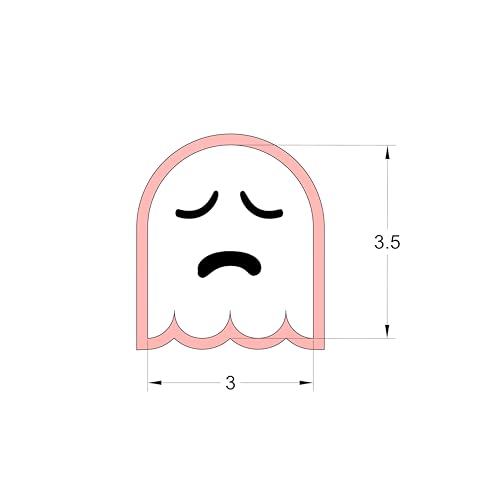 Halloween Ghost Face Cutter and Stencils Bundle - style: Halloween Ghost Faces