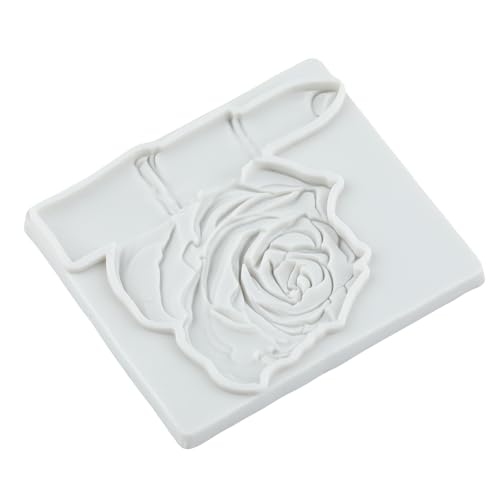 Lingzhi Lipstick Rose Fondant Silicone Molds - color: Style F