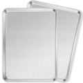 Leonyo Non-Toxic 17x13IN Half Stainless Steel Baking Sheets Pan, 2 Pack - size: 17x13IN