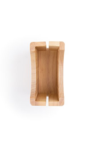 Fox Run Bagel Cutter/Holder, 3 x 5.25 x 3 inches., Brown - style: Bagel Cutter/Holder