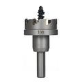 BLACK CANYON 1-1/2 Inch TCT Hole Saw,1-1/2 Inch TCT Hole Cutter, Carbide Tipped with 3-Flat Shank – Heavy Duty Spring-Loaded Pilot Bit for Metal Drilling - size: 1-1/2"