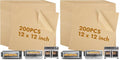 YQL 12-Inch 200PCS Disposable Air Fryer Paper Liners for Ninja Air Fryer SP151/SP101/SP201/SP301, Unbleached Parchment Paper for Flip Foodi Toaster Oven, Ninja Flip Up Airfryer Accessories (Pack of 2) - size: 200PCS (Pack of 2)