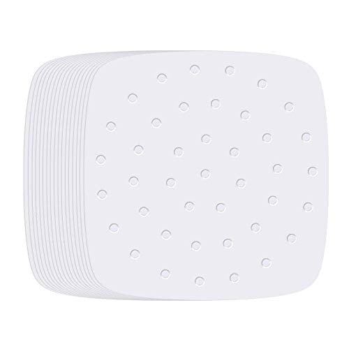 Air Fryer Liners - 7.5 Inches, 100pcs Premium Perforated Parchment Paper Compatible with Philips, Cozyna, Secura, NuWave Brio, Chefman, GoWISE USA, BLACK+DECKER, COSORI and More Air fryers - size: 7.5 Inches Air Fryer Liners