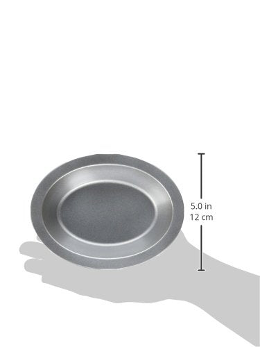Cuisinart 4 Piece Oval Pie Dish Set, Mini, Steel Gray - color: Steel Alloy, size: 4 Count (Pack of 1), style: Oval Pie Dish