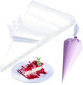 Extra Large Icing Bags Disposable, 100 pcs 26 Inch XXL Piping Bags for Royal Icing, Cream Frosting and Cake Decoration, Mangas Desechables para Repostería, Disposable Cake Decorating Bag - size: 26in - 100Pack