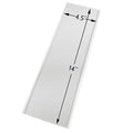 CakeSafe 14 Inch OG Acrylic Icing Scraper with Angled Edge