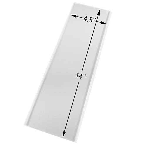 CakeSafe 14 Inch OG Acrylic Icing Scraper with Angled Edge