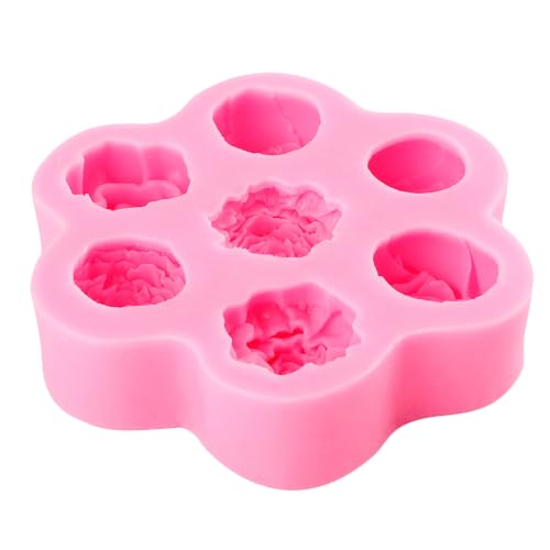 ZiXiang Flower Silicone Mold Peony Rose Flower Fondant Molds - color: Style H