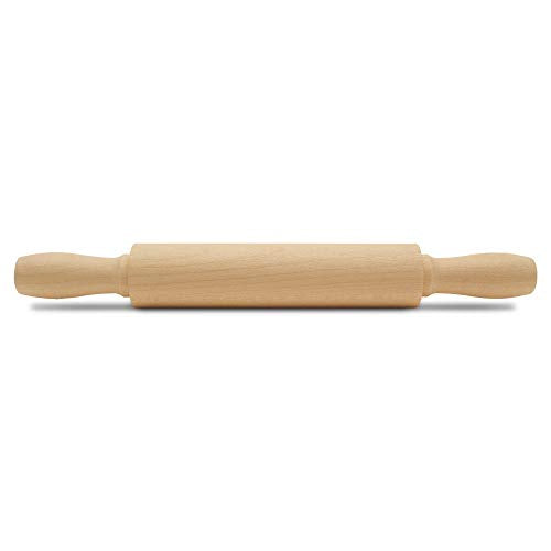 Wooden Mini Rolling Pin, 7 Inches Long, Pack of 25, Perfect for Fondant, Pasta, Baking in the Kitchen and Crafting, by Woodpeckers - size: 7 inch