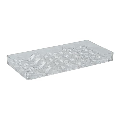 Pastry Tek 10.8 x 5.3 Inch Chocolate Shaping Mold, 1 Freezable Candy Mold - 20 Cavities, 3D Car-Shaped, Clear Polycarbonate Chocolate Mold, Dishwashable, Easy To Release - Restaurantware - size: 1 Count | 10.8 x 5.3 Inch, style: Car