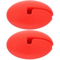 MAGICLULU Silicone Thermometer Pot Clip Red 2 Pack