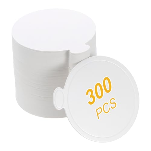 uxcell 300 Pcs Mini Cake Board w/Tab 3 Inch Cardboard Cake Base White - color: White, size: 3 Inch