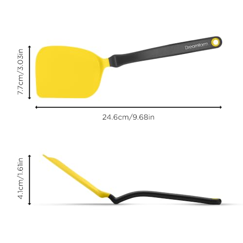 Dreamfarm Mini Chopula Spatula with Strong Chopping Edge - Yellow - color: Yellow