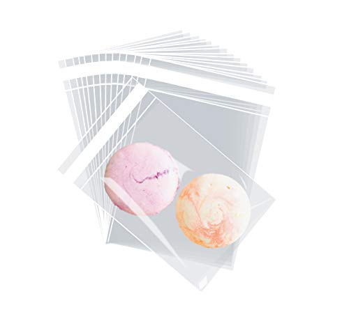 Purple Q Crafts Clear Self Sealing Cellophane Bags Cookie Bags For Packaging Gifts, Favors, Cookies, Photos and Products (3"x5") - color: 3"x5" 100 Pack