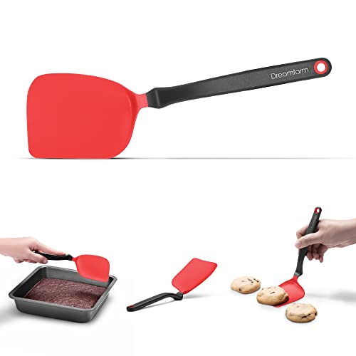 Dreamfarm Mini Chopula Spatula with Strong Chopping Edge - Red - color: Red