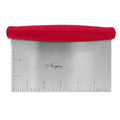 Norpro Grip-EZ Stainless Steel Pastry Bench Scraper and Food Chopper, Red - color: Red
