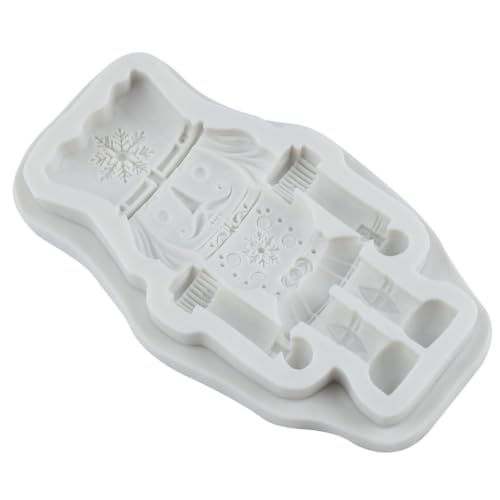 Christmas Nutcracker Silicone Mold Soldier Fondant Candy Molds - color: Style L