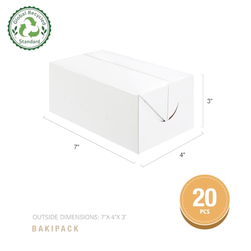 12 Cardboard Lunch Boxes, 7x4x3 Inches Take Out Food Containers - color: 7x4x3 Matte White