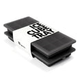 Ice Cube Tray with Lids, Small Silicone Molds for Cocktails & Drinks - color: Black