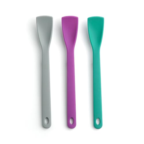 Silicone Mini Spatula 3-Piece Set - color: Cool Mix