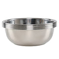 4 Packs Stainless Steel Mixing Bowls, Metal Kitchen Prep Bowls