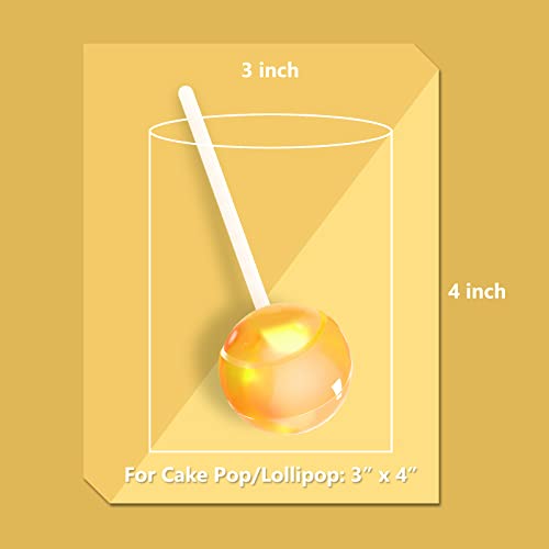 XLSFPY 100PCS Clear Cellophane Treat Bags with 100PCS Twist Ties, 3x4 OPP Rice Crispy Bags for Gift Goodie Favor Candy Cake Pop Birthday Party Cookies Christmas New Year Wedding Party (3'' x 4'') - size: 3x4 inch