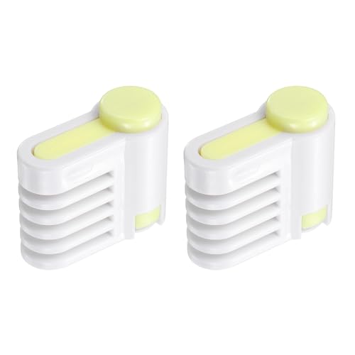 uxcell 2Pcs Cake Leveler Slicer DIY Cake Slicer 5 Layers Light Yellow - color: Light Yellow
