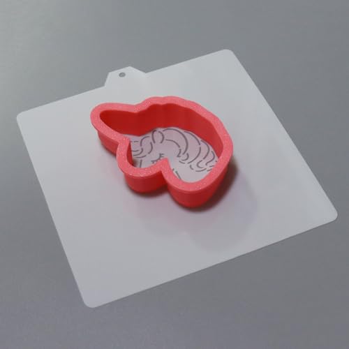 Cookie Cutter and Stencil Bundle Royal Icing Cookies Stencils Paint Your Own Biscuit Bakery Starter Kits Royal Icing Fondant Cutters Birthday Wedding Holiday Cookies Painting Coloring Pages Comb - style: Unicorn Face
