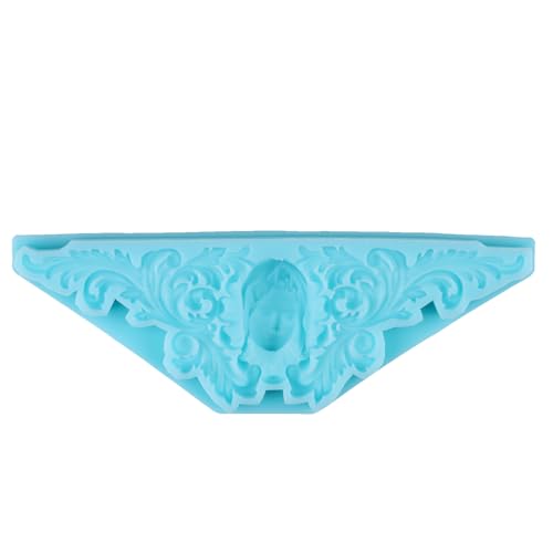 3D Baroque Fondant Molds Curlicues Scroll Relief Silicone Molds - color: Style F