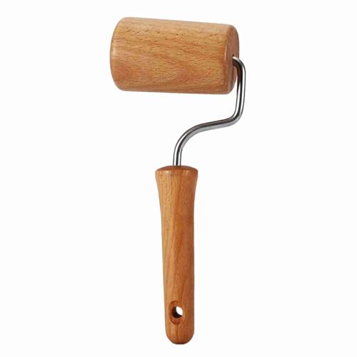 Small Rolling Pin, Pizza Dough Roller, Non Stick Wood Pastry Roller, Kitchen Wooden Rolling Pins for Baking Cooking Cookie Bread Tortilla Dumpling Fondant Clay (Style 4) - size: Style 4
