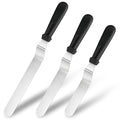 3 PCS Icing Spatulas, Offset Spatula 6/8/10 inch