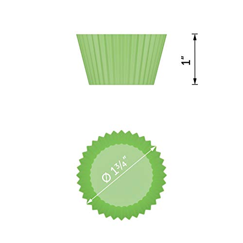 Bakerpan Silicone Mini Cupcake Liners - 24 Pack Non-Stick Muffin Cups