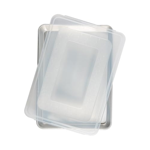 Nordic Ware Natural High Sided Sheet Cake Pan, Silver