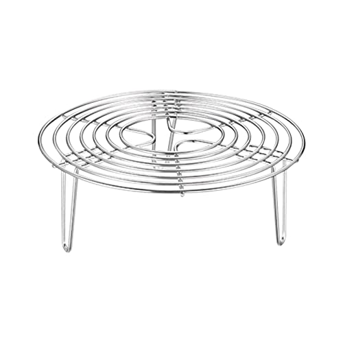 Round Steamer Rack, 304 Stainless Steel Cooling Rack, 7.87 x 2.76 Inch - size: 7.87x2.76inch.