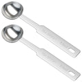 2PCS 1tsp(5ml) Stainless Steel Measuring Spoon - size: 1tsp