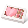 Bakery Boxes with Window, 12x8x2.5 Inches, 20 Pack - color: 12 x 8 x 2.5 Inch