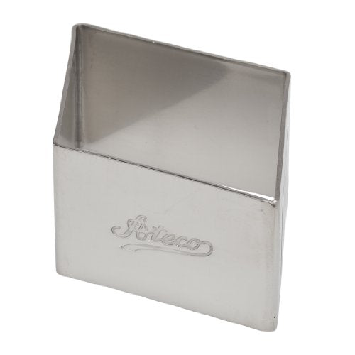 Ateco Diamond Stainless Steel Form, 3.5 by 1.4-Inches High - size: Diamond, 1.4" High x 3.5" Long