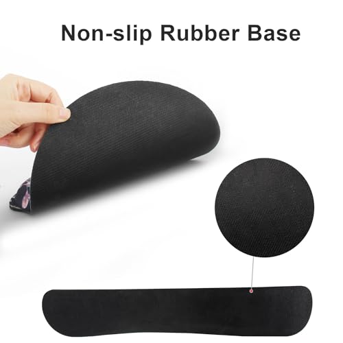 Ergonomic Mouse Pad with Wrist Rest and Keyboard Wrist Rest, Mousepad - color: Garden Flower