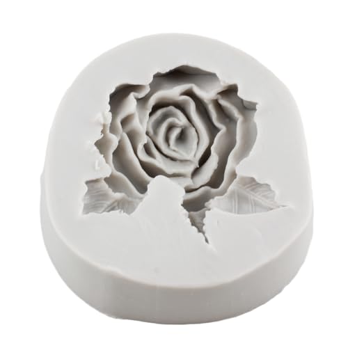 3D Rose Flower Fondant Molds Flower Silicone Mold - color: Style N