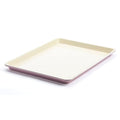 GreenLife 18” x 13” Ceramic Nonstick Half Cookie Sheet, Pink - color: Pink, size: 18" x 13" Half Baking Sheet