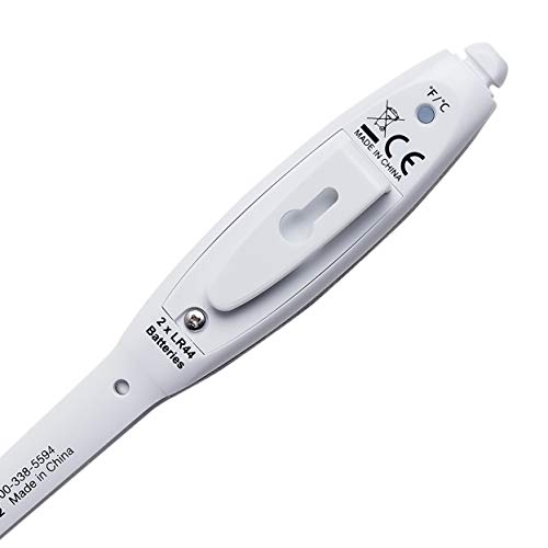 CDN Waterproof Thin Tip Thermometer,White - size: 3.5" Stem