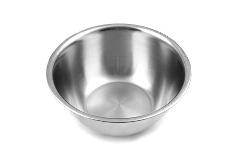 Fox Run Stainless Steel Large Mixing Bowl, 10.25 x 5.25 inches, 4.25 Quart Capacity - color: Stainless Steel, size: 4.25 Quart