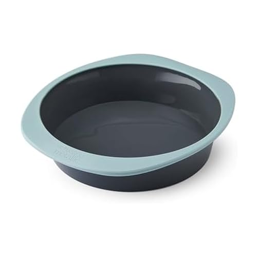 Chicago Metallic 8 Inch Silicone Round Cake Pan - style: Round Cake Pan