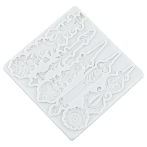 Baroque Style Silicone Mold Curlicues Scroll Lace Fondant Molds - color: Style ZP