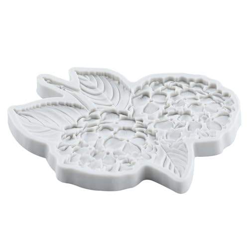 Hydrangea Flower Fondant Mold Flower Silicone Molds Set Of 2 - color: Style A