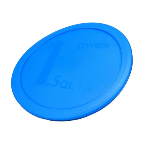 Pyrex 322-PC 323-PC 325-PC 326-PC Replacement Bowl Lids Set- Made in USA - color: Green, Marine Blue, Cadet Blue, Red